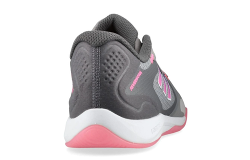 adidas Fevernova 2024 Court Indoor Shoes - Grey/Lucid Pink/Lucid Blue