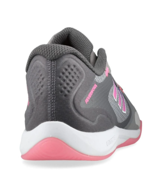 adidas adidas Fevernova 2024 Court Indoor Shoes - Grey/Lucid Pink/Lucid Blue