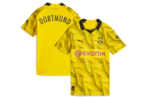 Puma BVB Borussia Dortmund 2023 -24 Womens Third Jersey - Yellow/Black