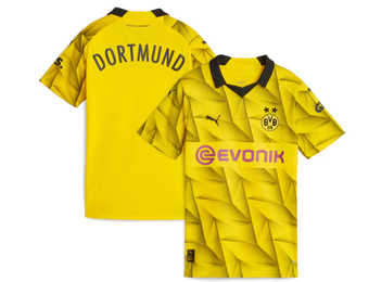 Puma BVB Borussia Dortmund 2023 -24 Womens Third Jersey - Yellow/Black
