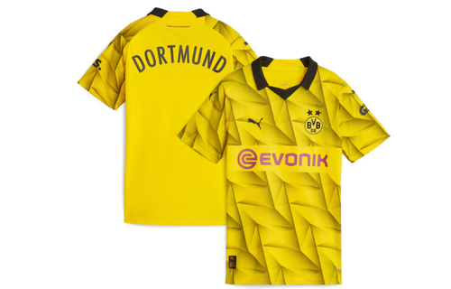 Puma BVB Borussia Dortmund 2023 -24 Womens Third Jersey - Yellow/Black