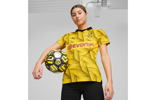 Puma BVB Borussia Dortmund 2023 -24 Womens Third Jersey - Yellow/Black