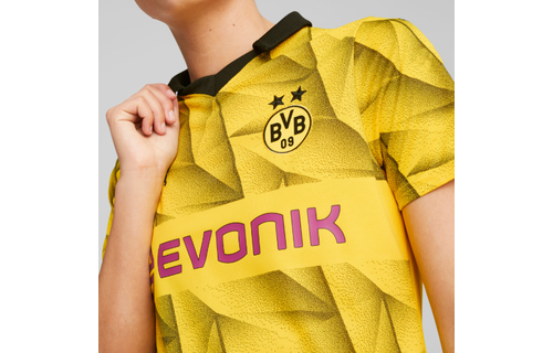 Puma BVB Borussia Dortmund 2023 -24 Womens Third Jersey - Yellow/Black
