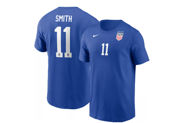 Nike Mens Sophia Smith 2024 USWNT USA United States Hero Shirt - Royal Blue