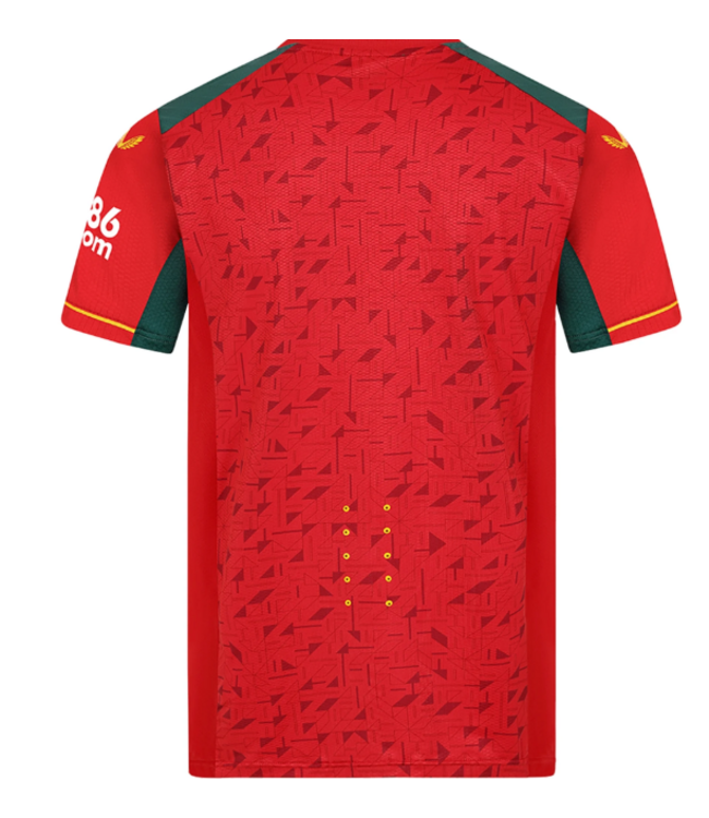 Castore Castore Wolverhampton Wonderers 2023- 24 Away Jersey - Red/Gold