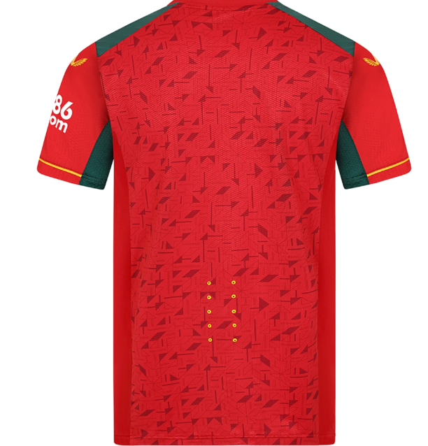 Castore Wolverhampton Wonderers 2023- 24 Away Jersey - Red/Gold
