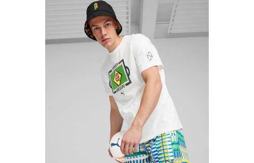 Puma Neymar Jr NJR 2024 Bucket Hat - Sunset Glow/Sun Stream/Green