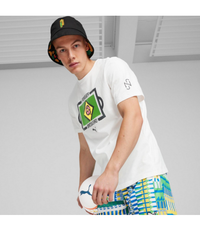 Puma Puma Neymar Jr NJR 2024 Bucket Hat - Sunset Glow/Sun Stream/Green