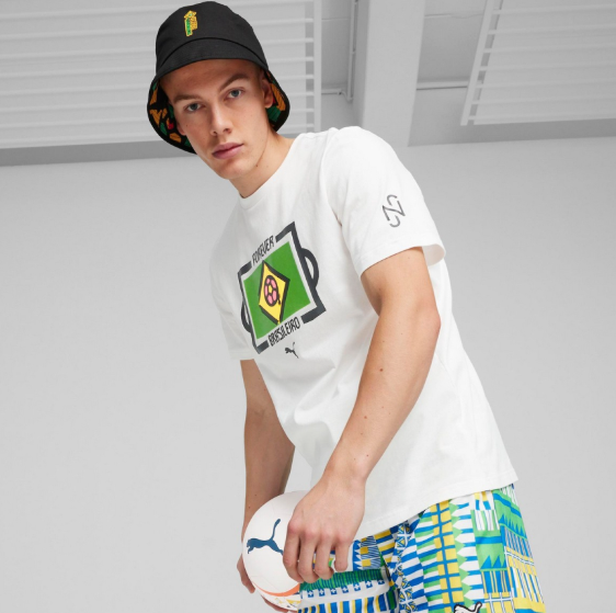 Puma Neymar Jr NJR 2024 Bucket Hat - Sunset Glow/Sun Stream/Green