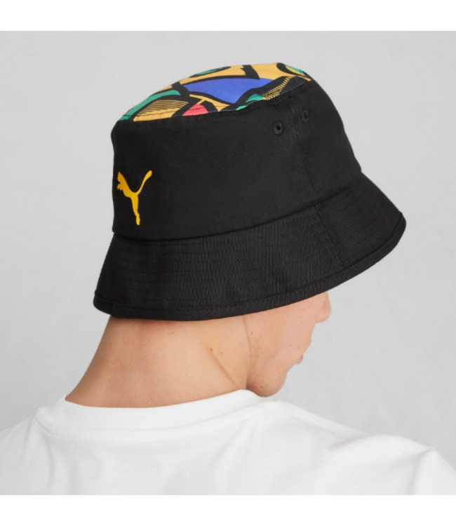 Puma Puma Neymar Jr NJR 2024 Bucket Hat - Sunset Glow/Sun Stream/Green