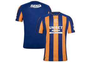 Castore Glasgow Rangers 2023- 24 Third Jersey - Navy Blue/True Orange