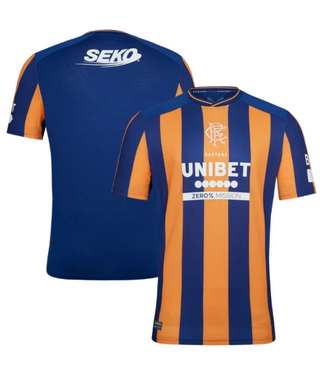 Castore Castore Glasgow Rangers 2023- 24 Third Jersey - Navy Blue/True Orange