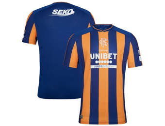 Castore Glasgow Rangers 2023- 24 Third Jersey - Navy Blue/True Orange