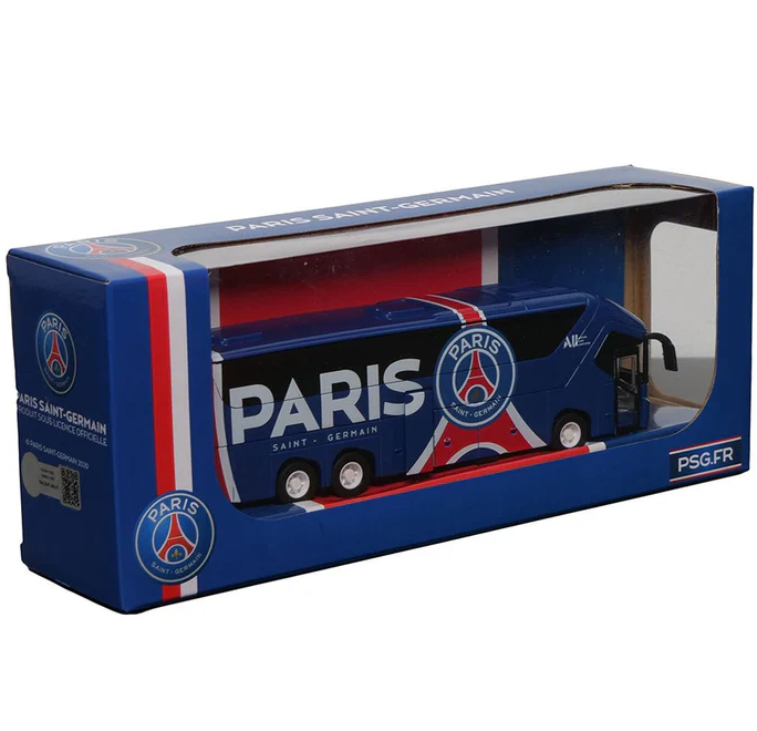 BT PSG Paris Saint German Team Bus Figurine 8" W