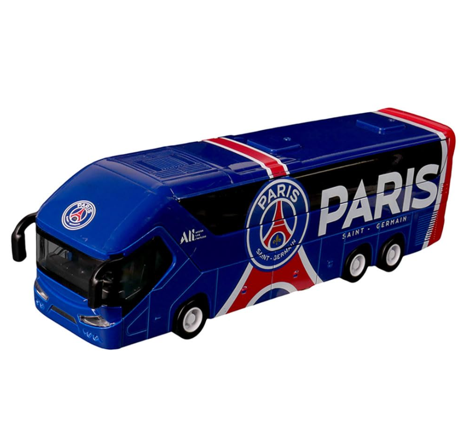 BT PSG Paris Saint German Team Bus Figurine 8" W