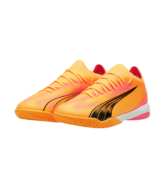 Puma Puma Ultra Match IT Indoor Shoes- Sun Stream/Black/Sunset Glow