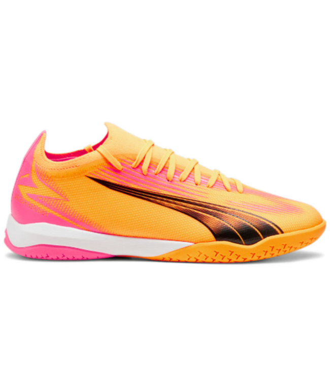 Puma Puma Ultra Match IT Indoor Shoes- Sun Stream/Black/Sunset Glow