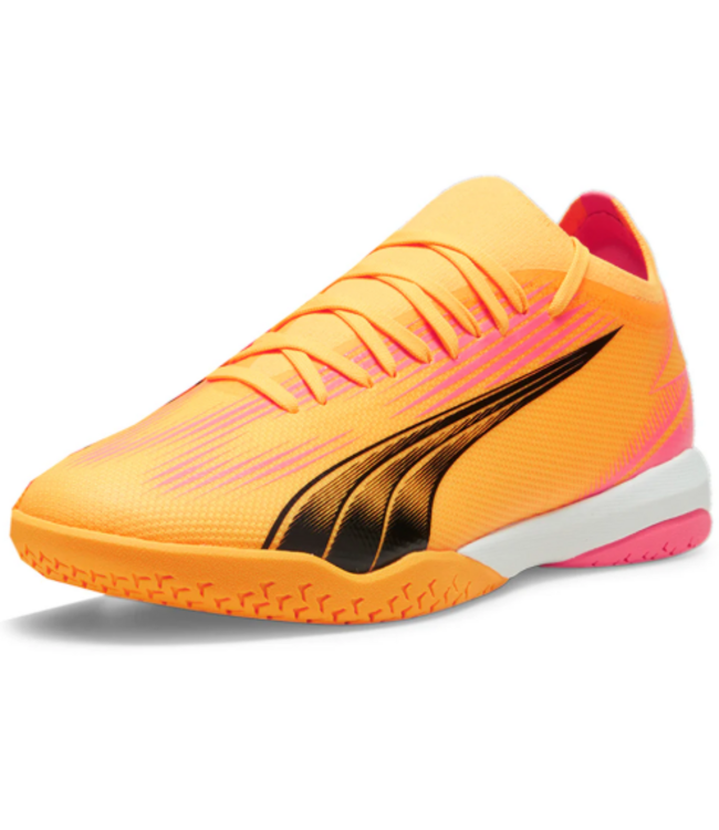 Puma Puma Ultra Match IT Indoor Shoes- Sun Stream/Black/Sunset Glow