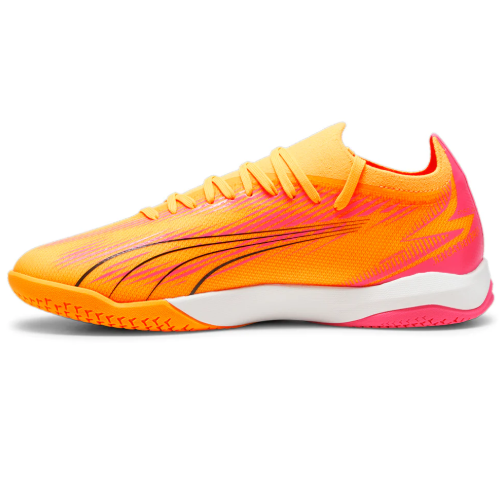 Puma Ultra Match IT Indoor Shoes- Sun Stream/Black/Sunset Glow