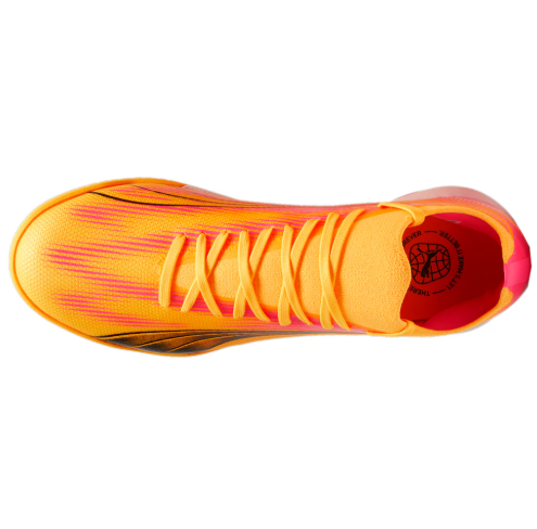 Puma Ultra Match IT Indoor Shoes- Sun Stream/Black/Sunset Glow