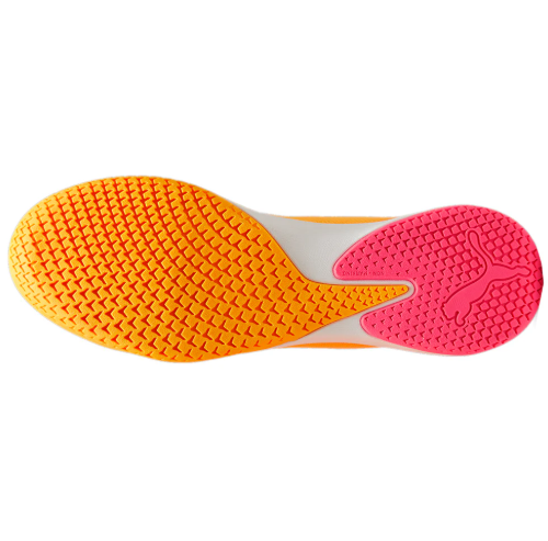 Puma Ultra Match IT Indoor Shoes- Sun Stream/Black/Sunset Glow