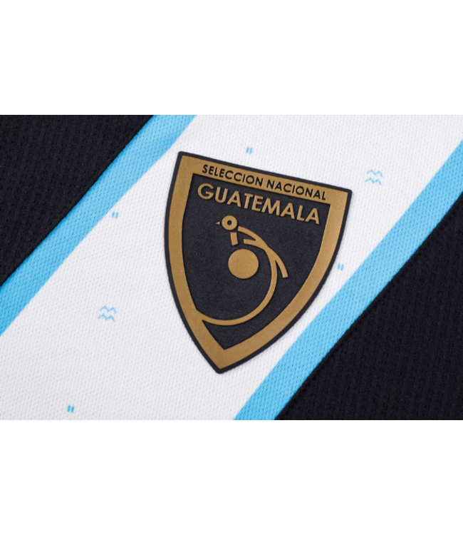 Umbro Umbro 2024 Guatemala Long Sleeve Third Jersey - Black/White/Sky Blue