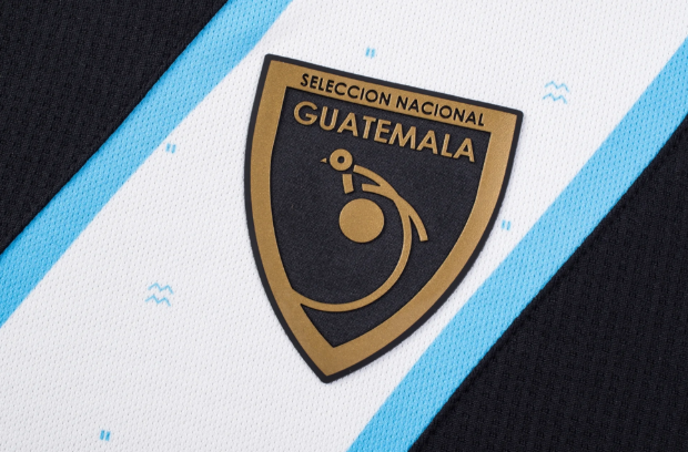 Umbro 2024 Guatemala Long Sleeve Third Jersey - Black/White/Sky Blue