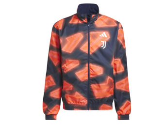 adidas Juventus 2024 - 25 Reversible Anthem Jacket - Nigh Indigo/Flash Orange