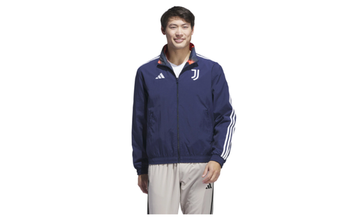 adidas Juventus 2024 - 25 Reversible Anthem Jacket - Nigh Indigo/Flash Orange