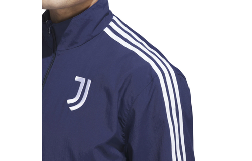adidas Juventus 2024 - 25 Reversible Anthem Jacket - Nigh Indigo/Flash Orange