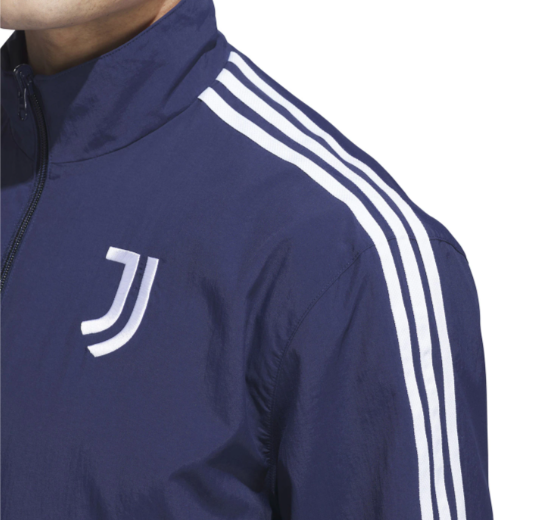 adidas Juventus 2024 - 25 Reversible Anthem Jacket - Nigh Indigo/Flash Orange