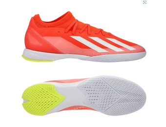 adidas X Crazyfast .3 IN Indoor Shoes - Solar Red/White/Solar Yellow