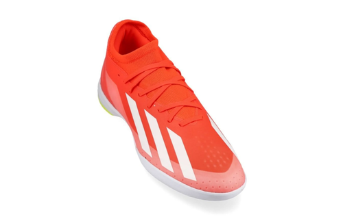 adidas X Crazyfast .3 IN Indoor Shoes - Solar Red/White/Solar Yellow