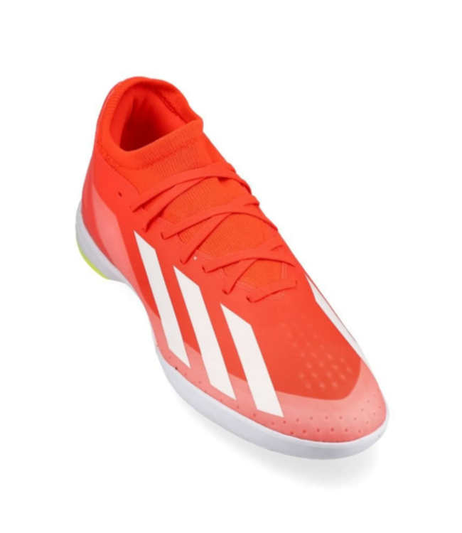 adidas adidas X Crazyfast .3 IN Indoor Shoes - Solar Red/White/Solar Yellow