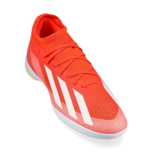 adidas X Crazyfast .3 IN Indoor Shoes - Solar Red/White/Solar Yellow