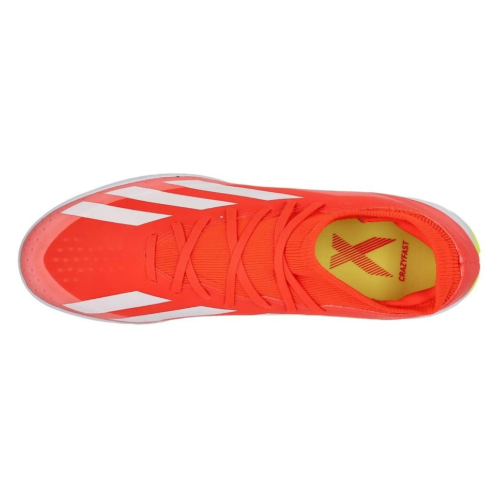 adidas X Crazyfast .3 IN Indoor Shoes - Solar Red/White/Solar Yellow