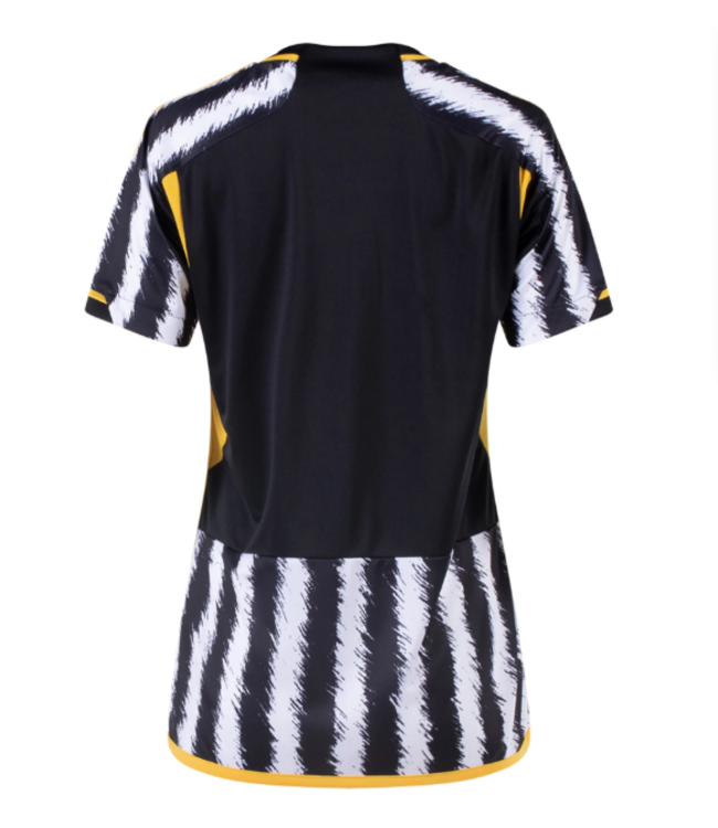 adidas adidas Womens Juventus 2023 - 24 Home Jersey - Black/White/Yellow