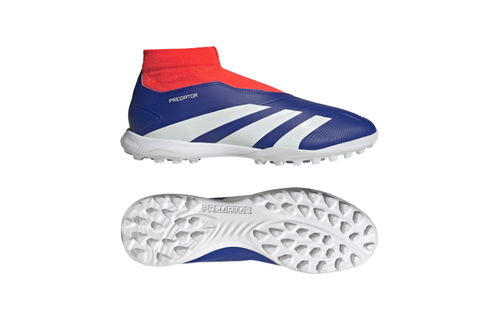 adidas Predator League Laceless TF Turf - Lucid Blue/Cloud White/Solar Red