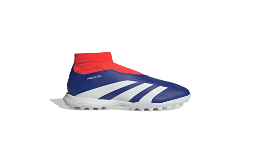 adidas Predator League Laceless TF Turf - Lucid Blue/Cloud White/Solar Red