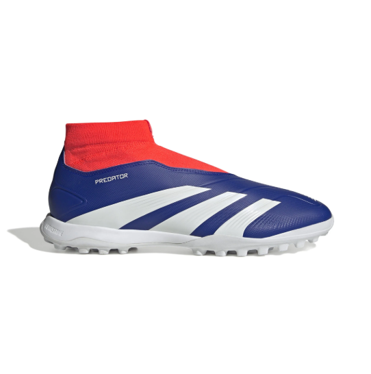 adidas Predator League Laceless TF Turf - Lucid Blue/Cloud White/Solar Red