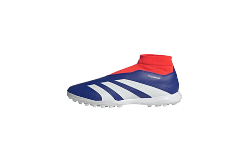 adidas Predator League Laceless TF Turf - Lucid Blue/Cloud White/Solar Red