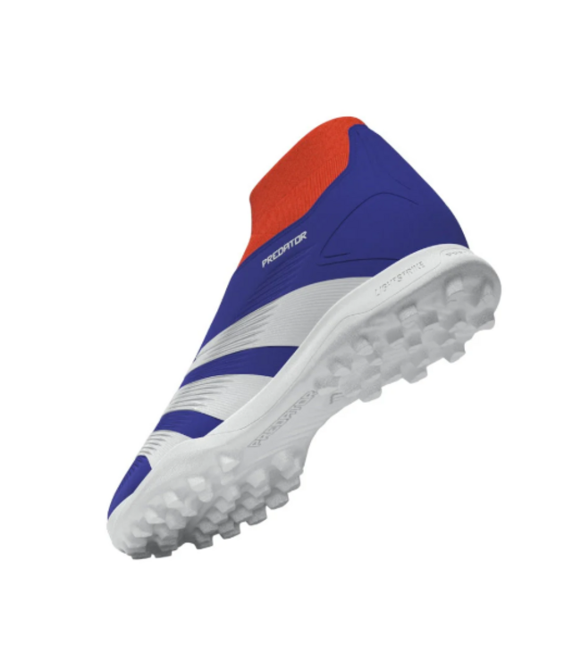 adidas adidas Predator League Laceless TF Turf - Lucid Blue/Cloud White/Solar Red