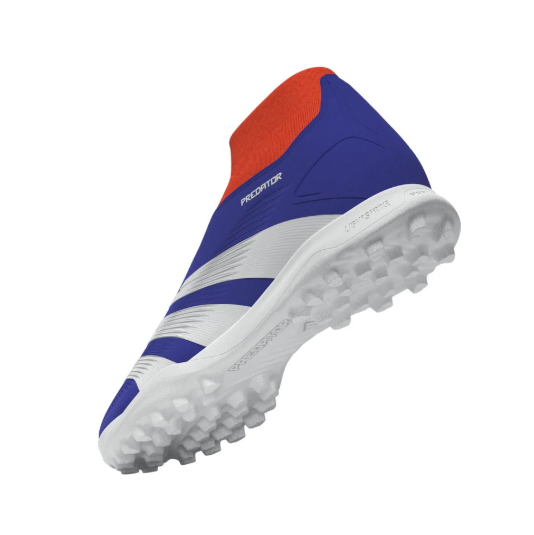 adidas Predator League Laceless TF Turf - Lucid Blue/Cloud White/Solar Red