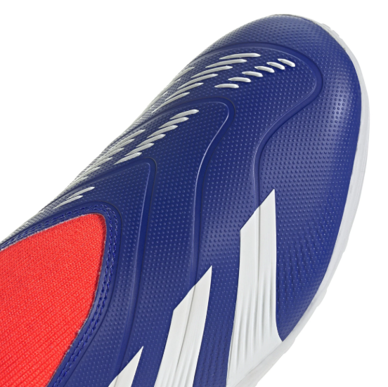 adidas Predator League Laceless TF Turf - Lucid Blue/Cloud White/Solar Red