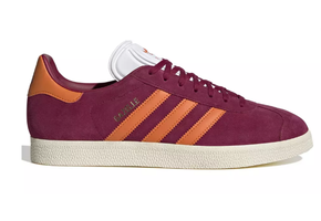 adidas Gazelle AS Roma Edition Shoes - Legacy Burgundy/Unity Orange/Cream White