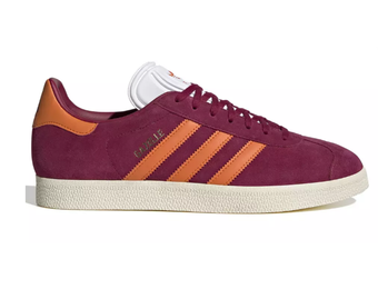 adidas Gazelle AS Roma Edition Shoes - Legacy Burgundy/Unity Orange/Cream White