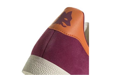 adidas Gazelle AS Roma Edition Shoes - Legacy Burgundy/Unity Orange/Cream White