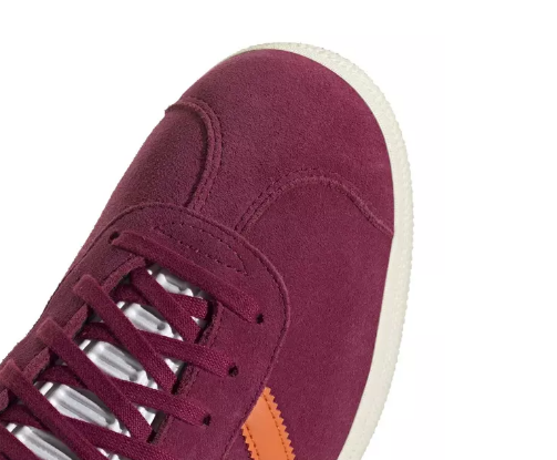 adidas Gazelle AS Roma Edition Shoes - Legacy Burgundy/Unity Orange/Cream White