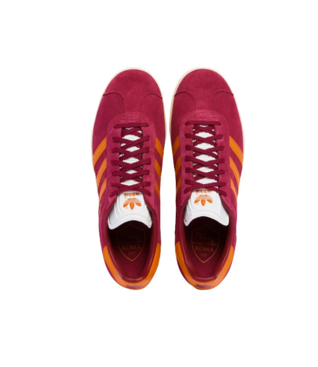 adidas adidas Gazelle AS Roma Edition Shoes - Legacy Burgundy/Unity Orange/Cream White