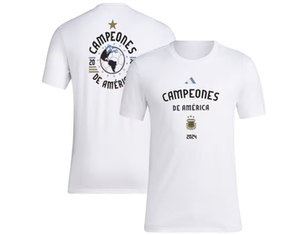 adidas Argentina Copa America 2024 Winners Shirt - White